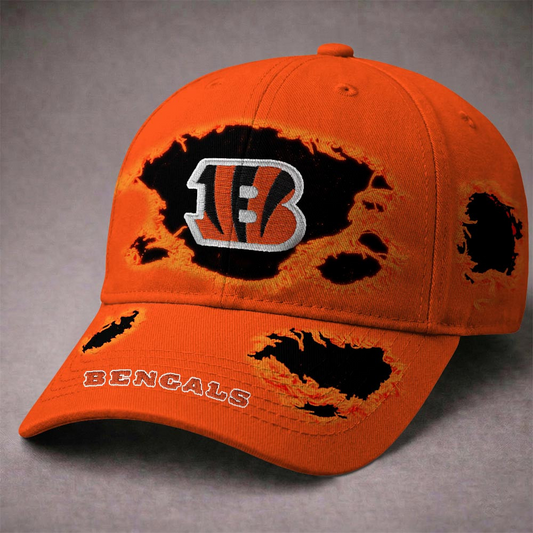 Premium NFL x CIN Scratch Pattern Cap DATND TANTD 250526