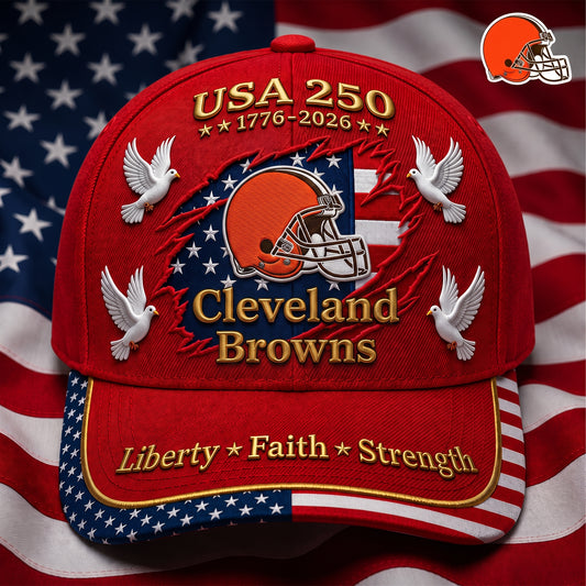 Premium NFL x CLE 250 Years Anniversary Of Freedom Cap V2  260626