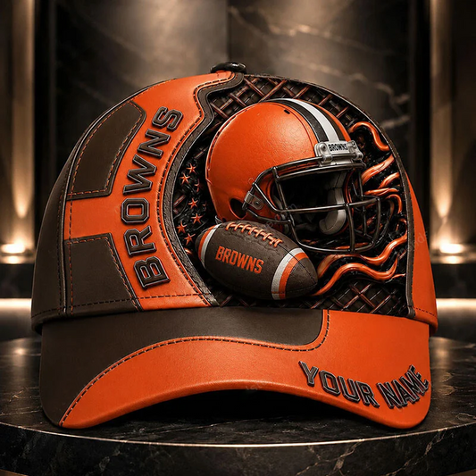 Premium NFL x CLE 3D Custom Cap DATND TANTD 280526