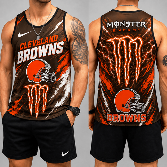 Premium NFL x CLE Energy Claw Sport Tank Top 120626