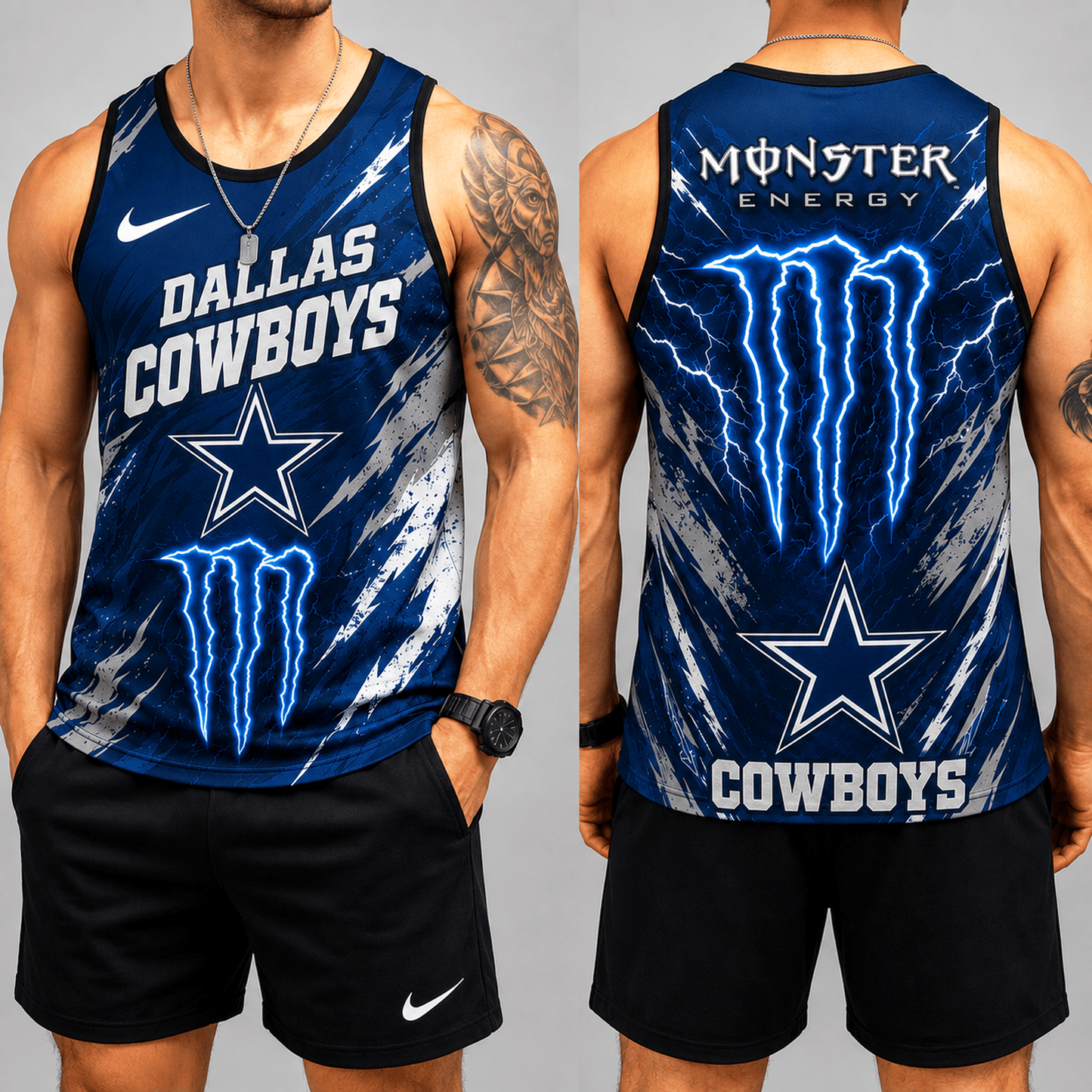 Premium NFL x DAL Energy Claw Sport Tank Top 120626