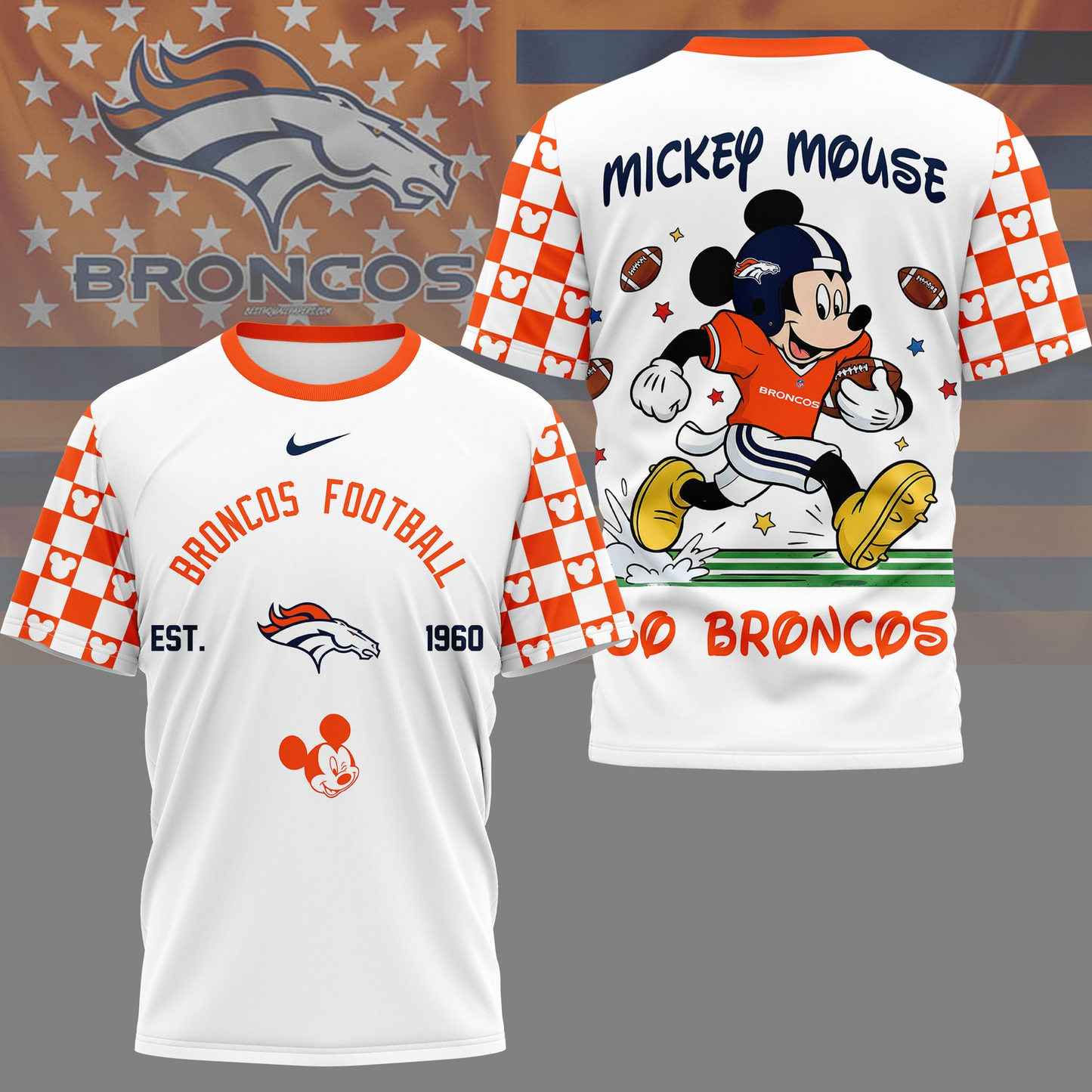 Premium NFL  x DB Mouse Football 3D Shirt NDT VHM