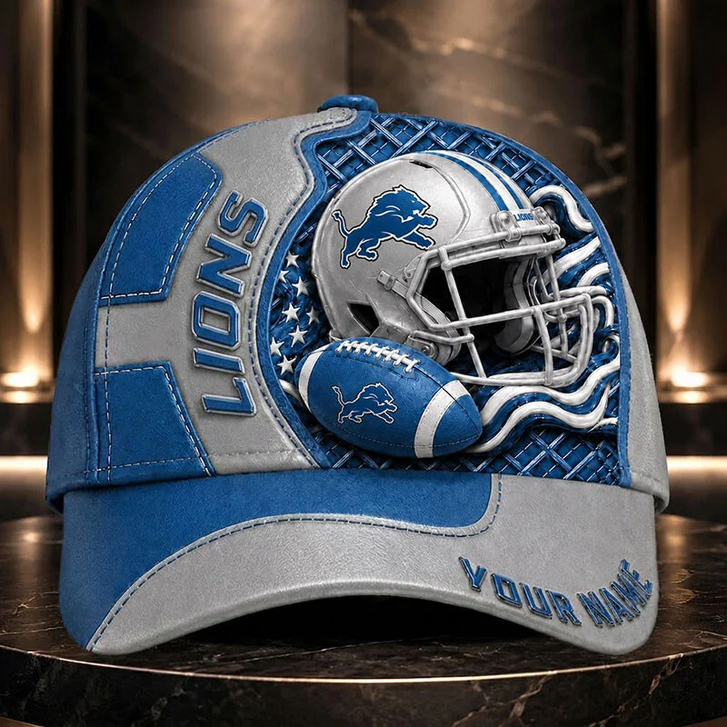 Premium NFL x DET 3D Custom Cap DATND TANTD 280526