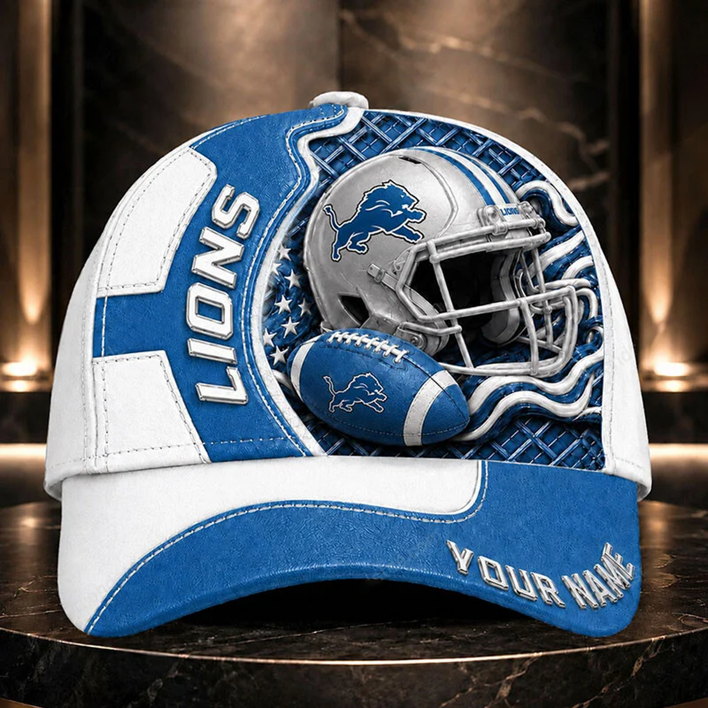 Premium NFL x DET 3D Custom Cap DATND TANTD 280526