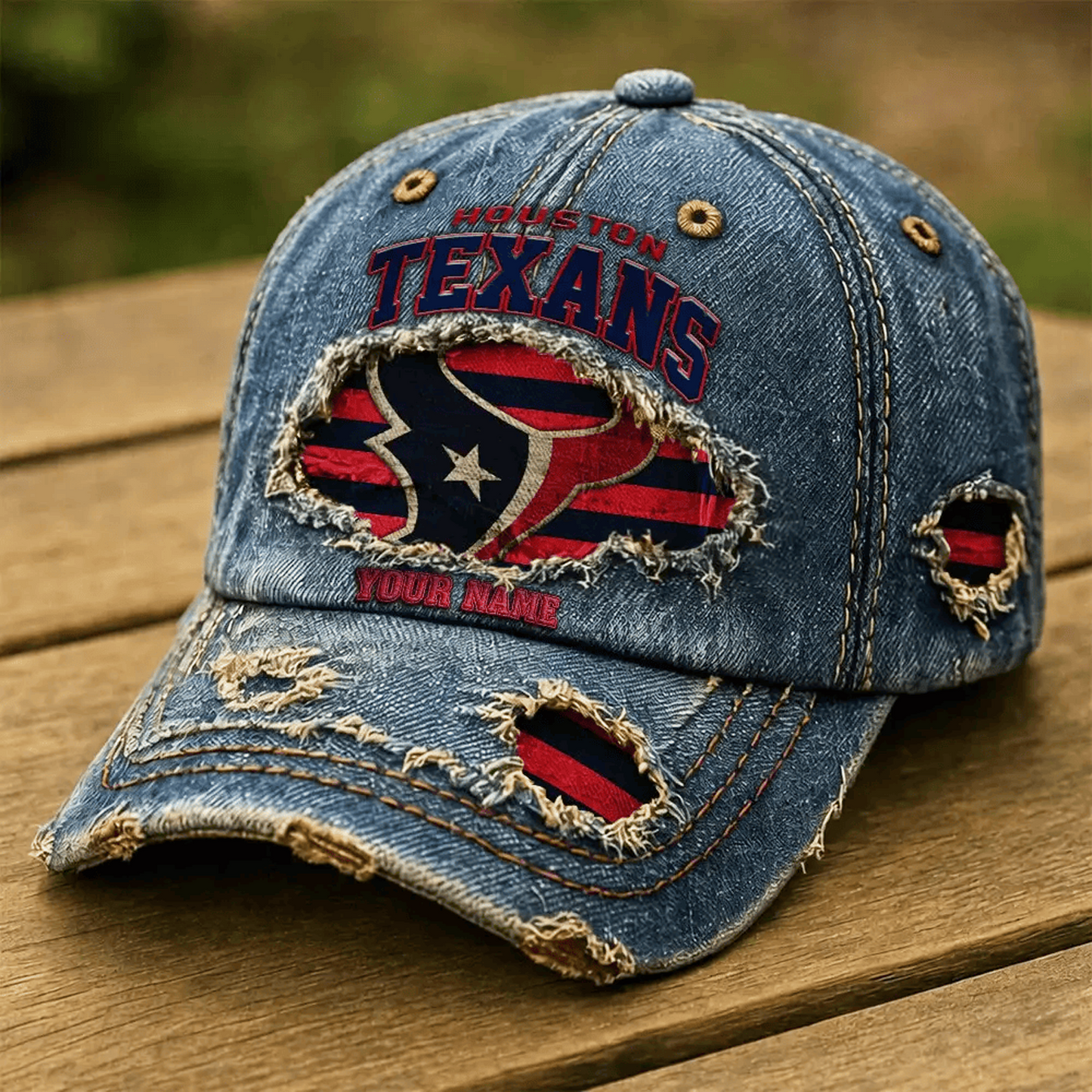 Premium NFL x HOU Denim Washed Cap New Style DATND TANTD 280526