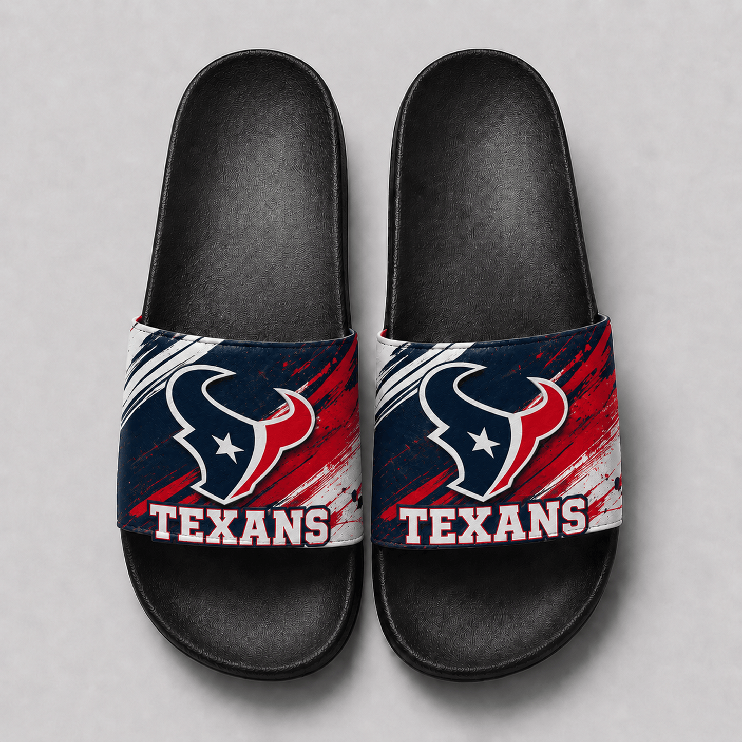 Premium NFL x HOU Unisex Lightweight Comfort Sandals for Daily Wear Slide Slippers 160626