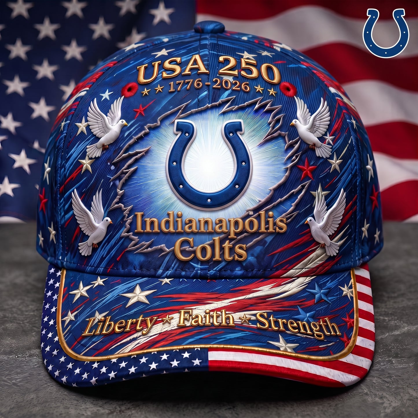 Premium NFL x IC 250 Years Anniversary Of Freedom Cap V4  260626