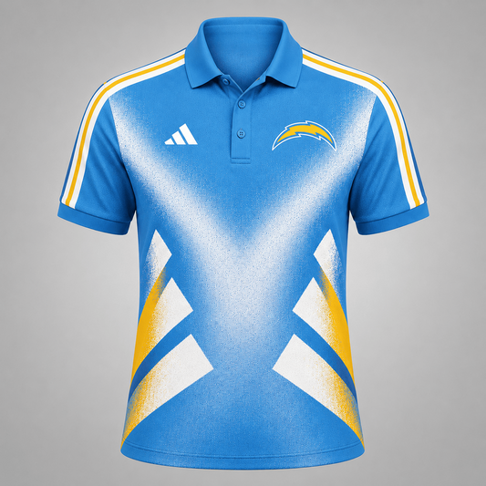 Premium NFL x LAC Sports Fan Geometric Pattern Polo Shirt 270626