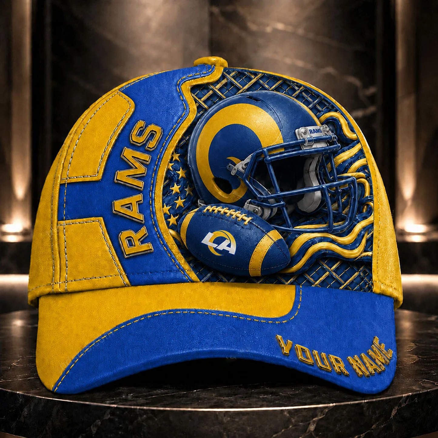 Premium NFL x LAR 3D Custom Cap DATND TANTD 280526
