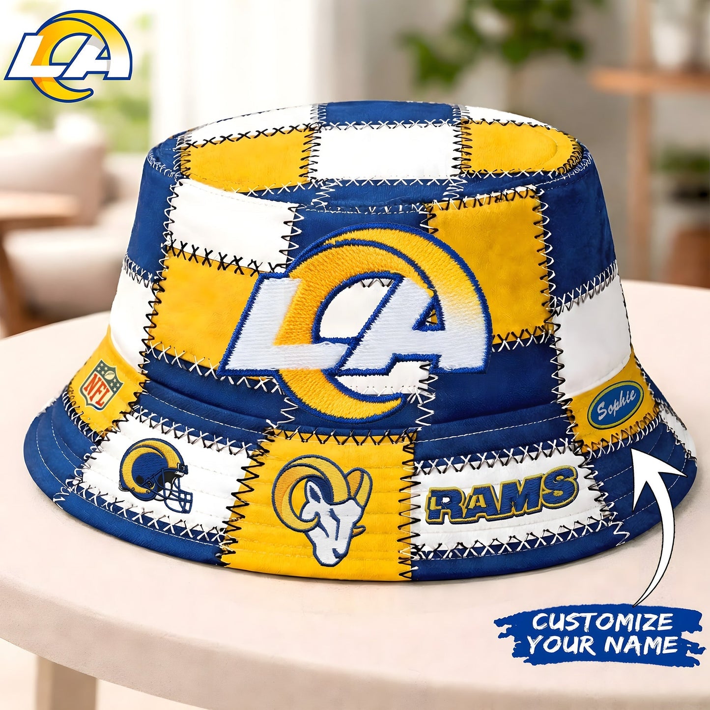 Premium NFL x LAR Pride Bucket Hat NDT LVH