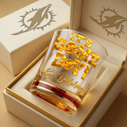 Premium NFL x MIA Game Day Whiskey Glass NDT NHM 270126