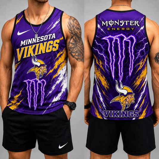 Premium NFL x MIN Energy Claw Sport Tank Top 120626