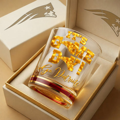 Premium NFL x NE Game Day Whiskey Glass NDT NHM 270126