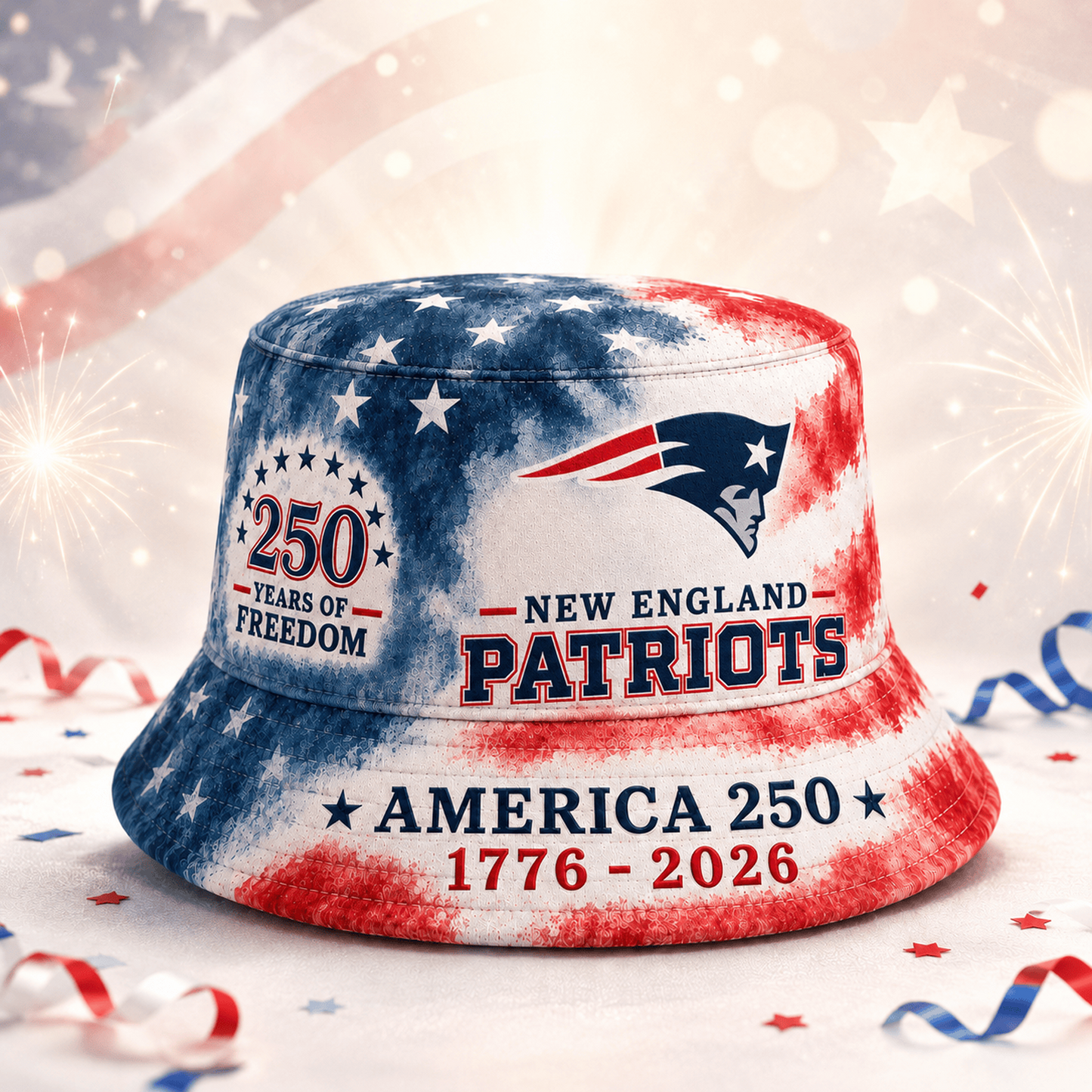 Premium NFL x NEP 250 Years Of Freedom Bucket Hat 120626