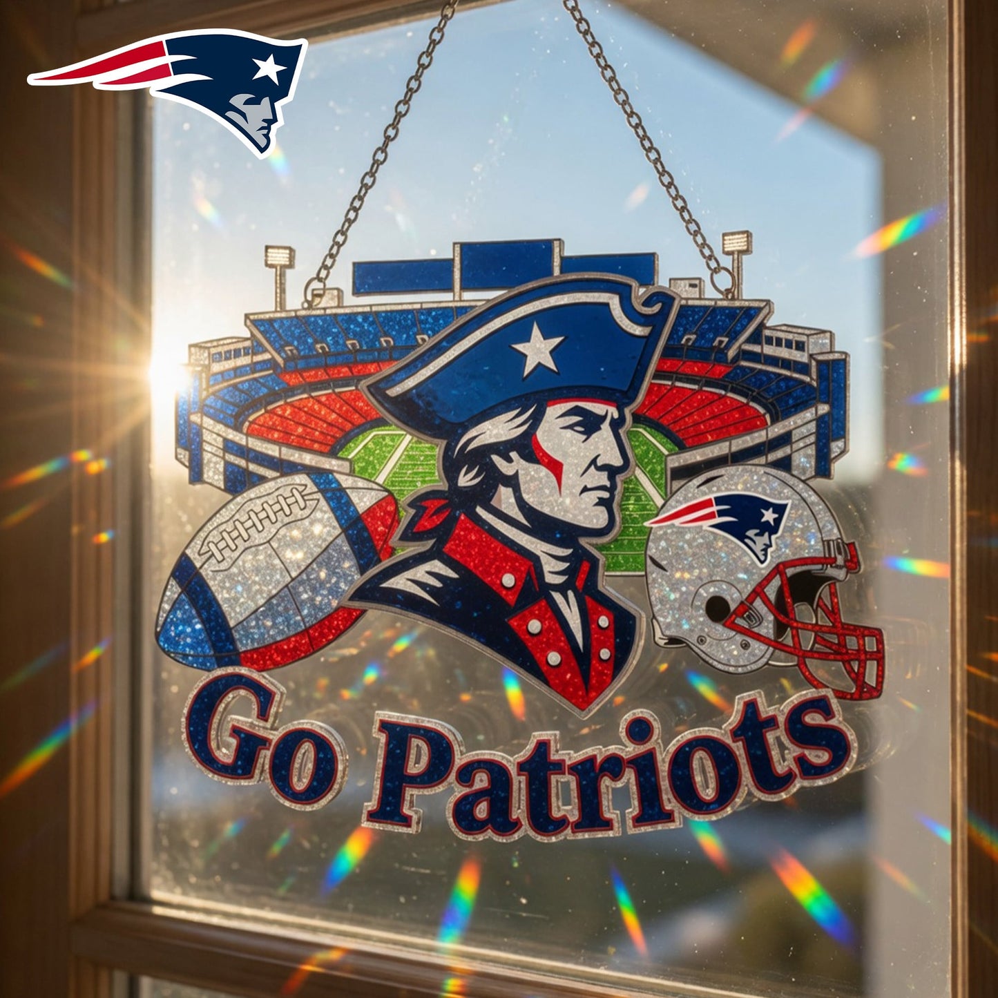 Premium NFL x NEP Game Day Suncatcher NDT LVH 210426