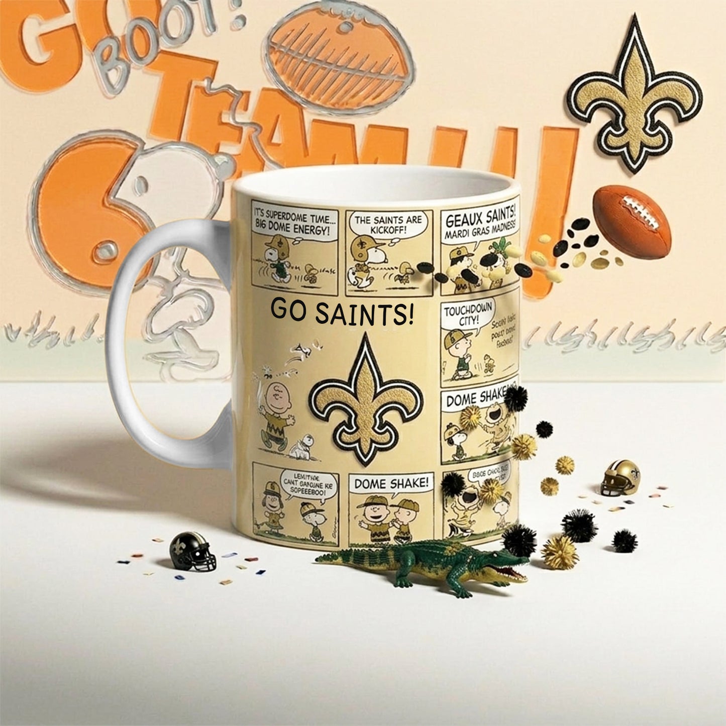 Premium NFL x NO Peanuts Comic Mug NDT NHM 210426