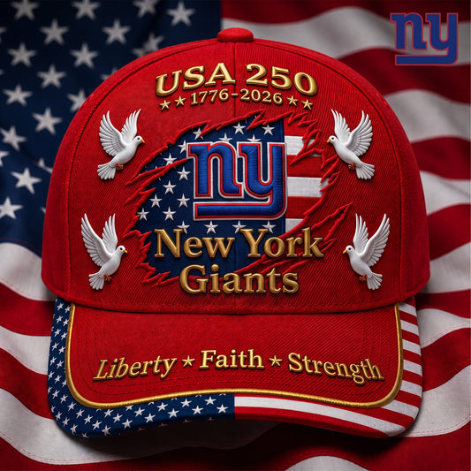 Premium NFL x NYG 250 Years Anniversary Of Freedom Cap V2  260626