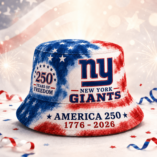 Premium NFL x NYG 250 Years Of Freedom Bucket Hat 120626