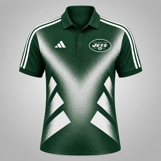 Premium NFL x NYJ Sports Fan Geometric Pattern Polo Shirt 270626