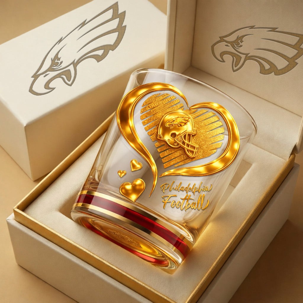 Premium NFL x PHI Game Day Whiskey Glass NDT NHM 270126