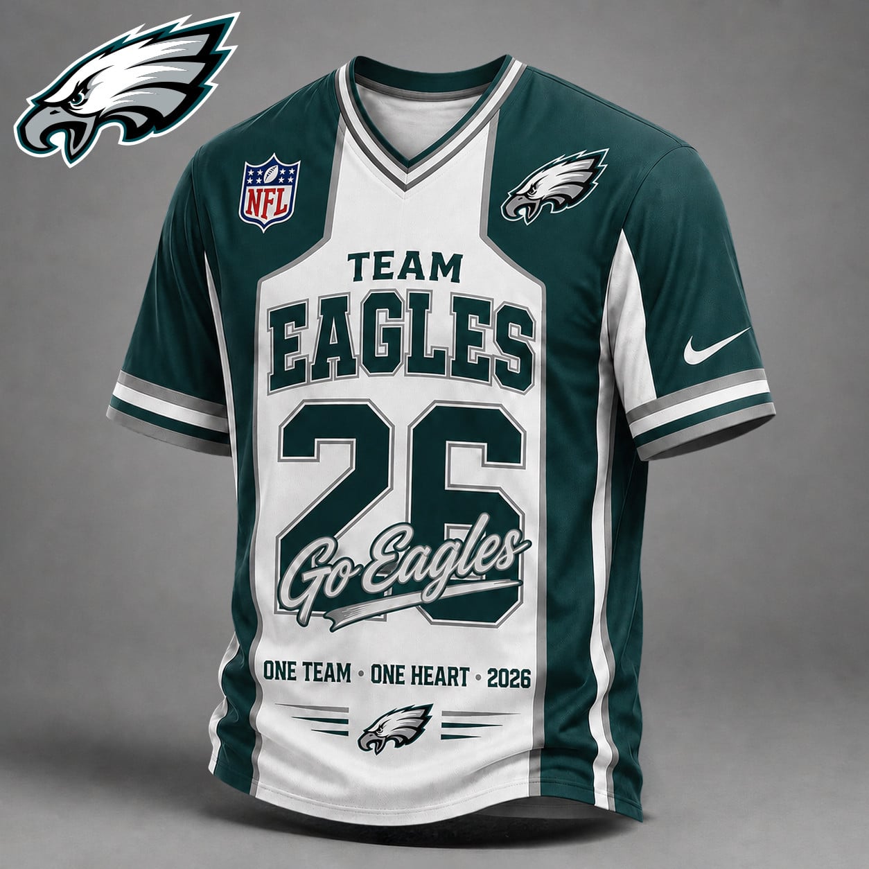 Premium NFL x PHI Team Pride V-Neck Shirt limited editions NDT LVH 010626