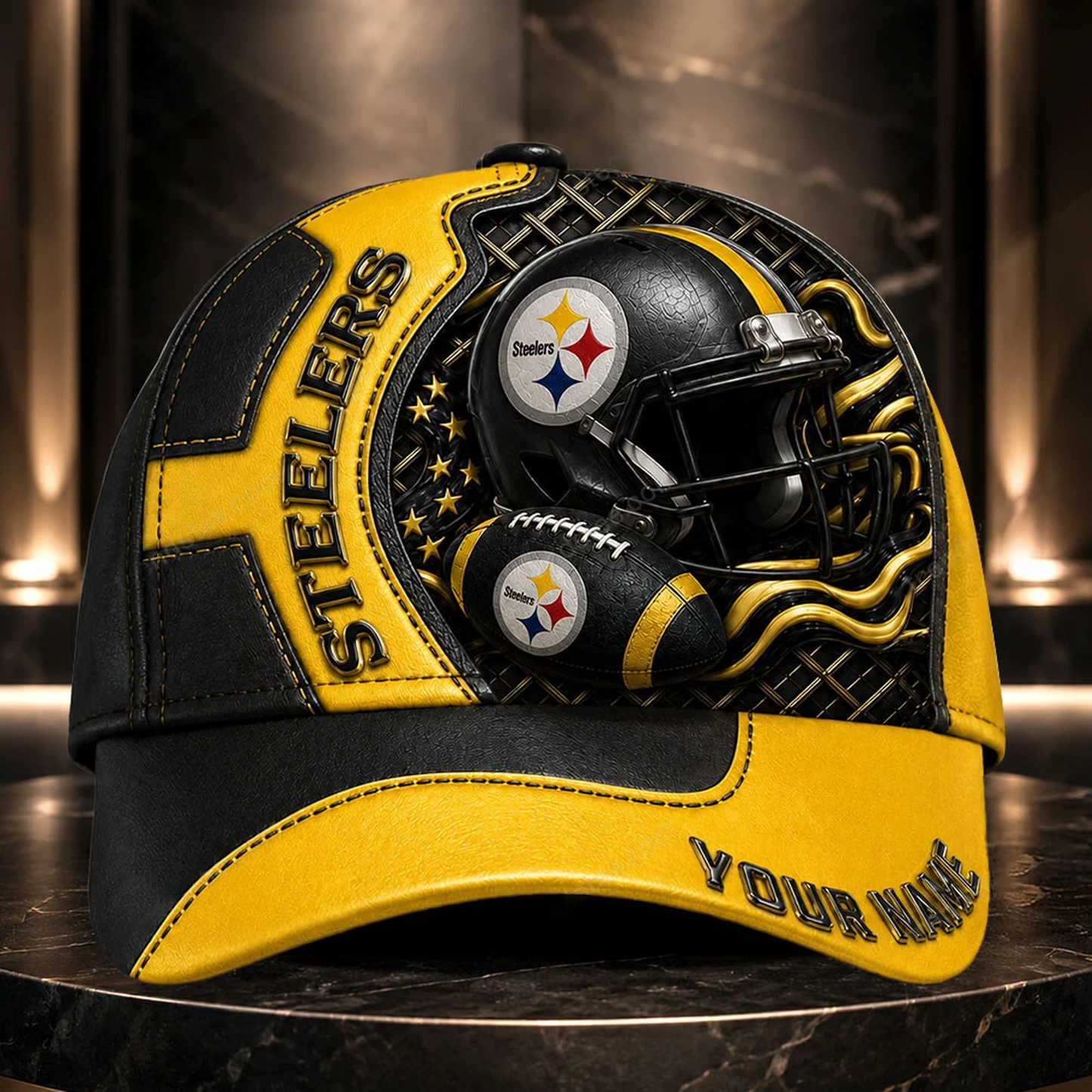 Premium NFL x PIT 3D Custom Cap DATND TANTD 280526