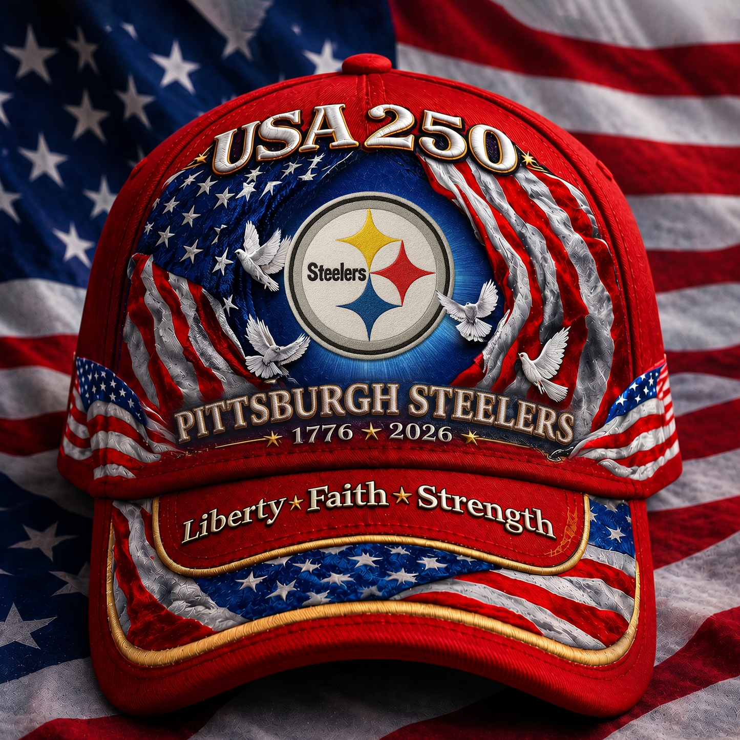 Premium NFL x PS 250 Years  Anniversary Of Freedom  Cap 220626