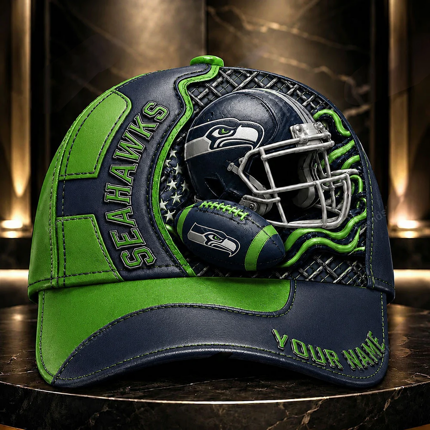 Premium NFL x SEA 3D Custom Cap DATND TANTD 280526