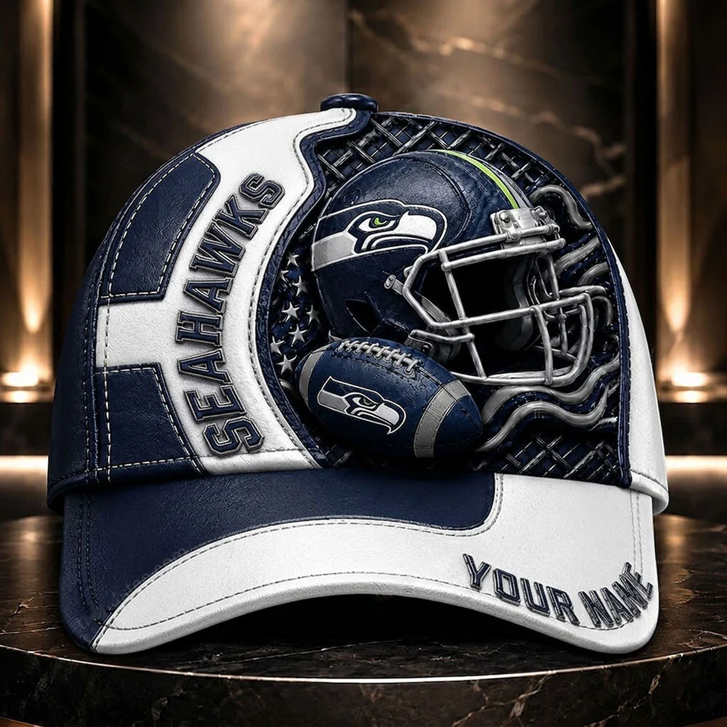 Premium NFL x SEA 3D Custom Cap DATND TANTD 280526