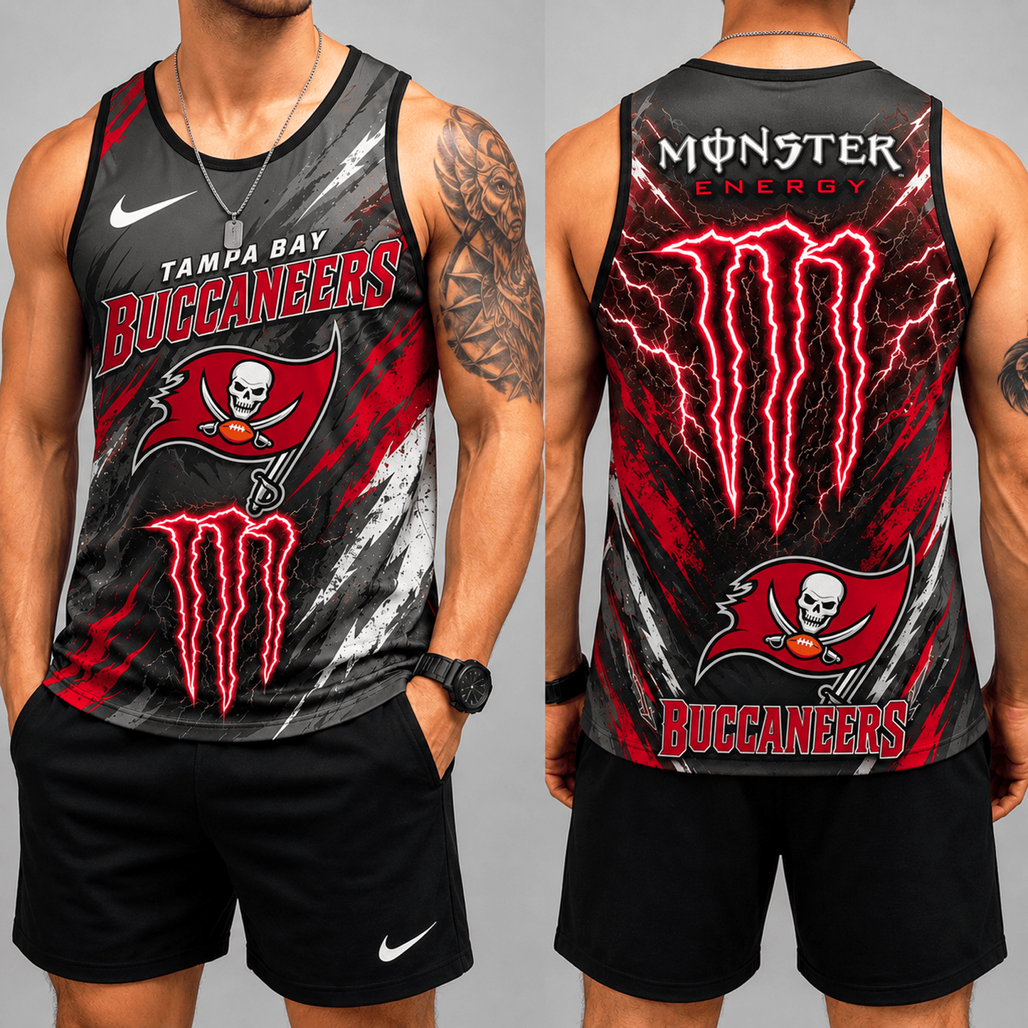 Premium NFL x TB Energy Claw Sport Tank Top 120626