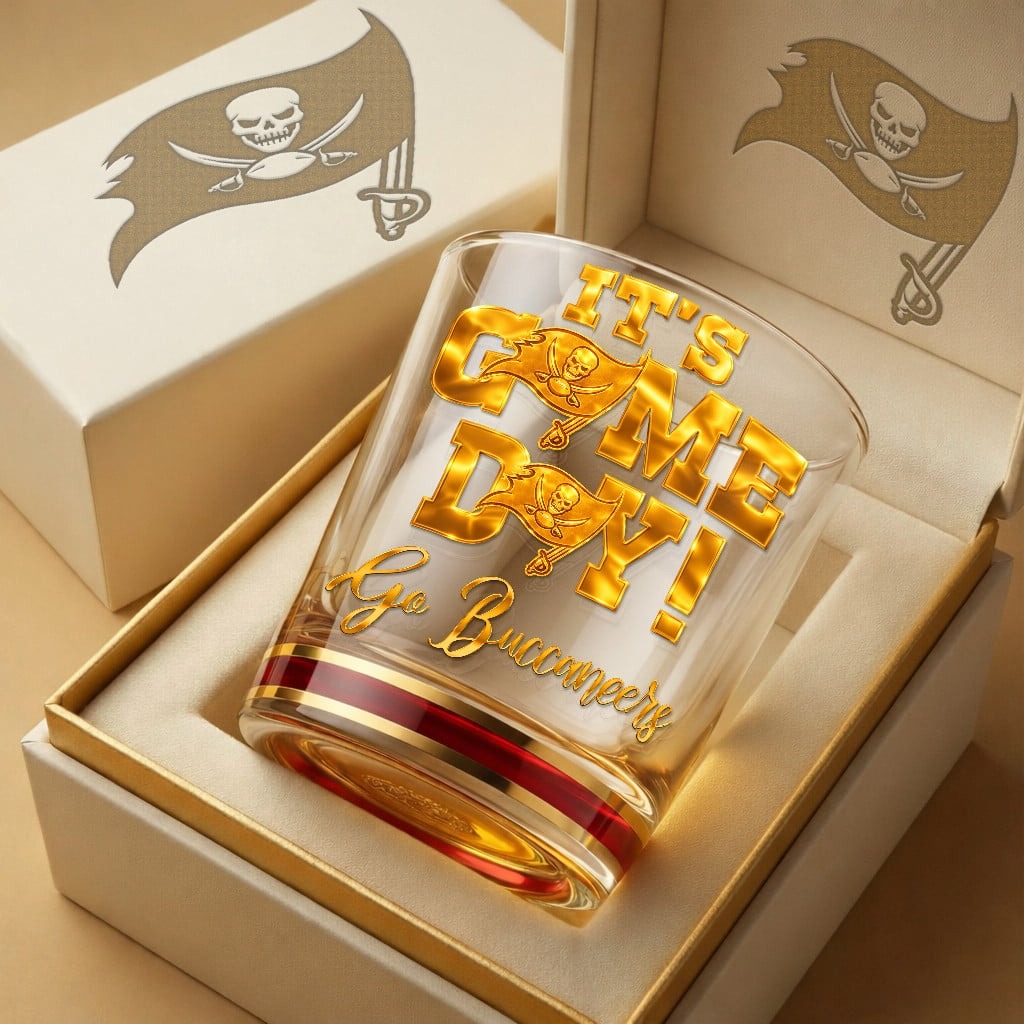 Premium NFL x TB Game Day Whiskey Glass NDT NHM 270126