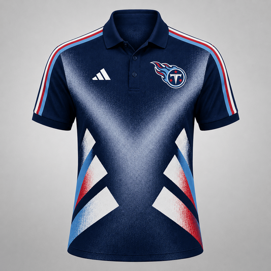 Premium NFL x TEN Sports Fan Geometric Pattern Polo Shirt 270626