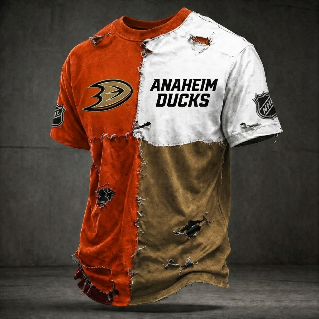 Premium NHL AD Distressed Patchwork T-Shirt V4 NMD CTKT