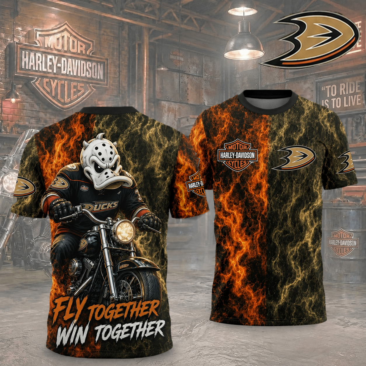 Premium NHL AD Harley Davidson Pride T-shirt V8 NMD CTKT