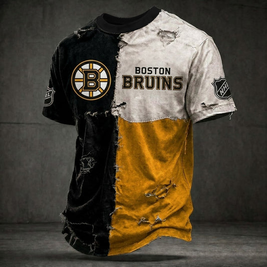 Premium NHL BB Distressed Patchwork T-Shirt V4 NMD CTKT