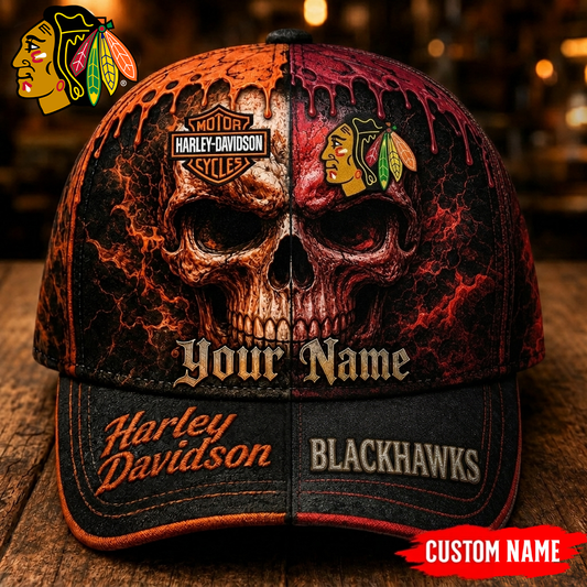Premium NHL DS Harley Davidson Split Skull Classic Cap V38 NMD CTKT (2)