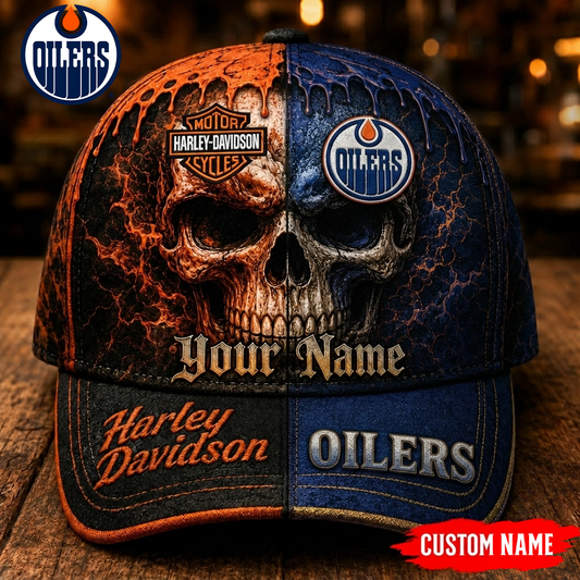 Premium NHL EO Harley Davidson Split Skull Classic Cap V38 NMD CTKT