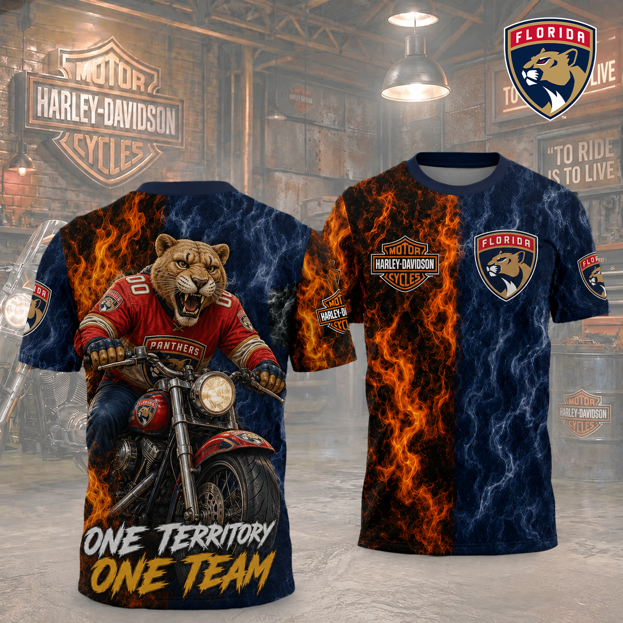 Premium NHL FP Harley Davidson Pride T-shirt V8 NMD CTKT