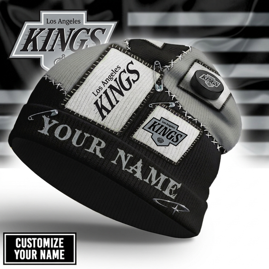 Premium NHL LAK Heritage Patch Beanie Hat V3 NMD CTKT