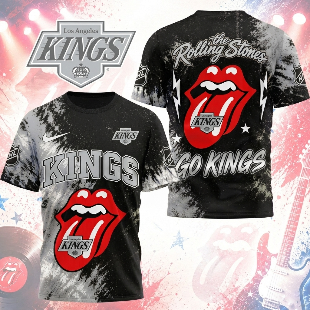 Premium NHL LAK x The Rolling Stones T- Shirt V7 NMD CTKT