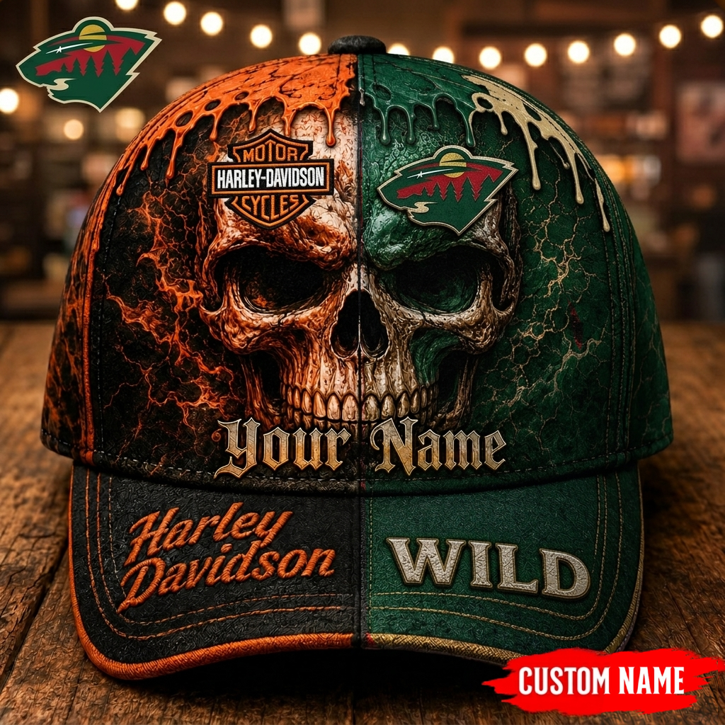 Premium NHL MW Harley Davidson Split Skull Classic Cap V38 NMD CTKT