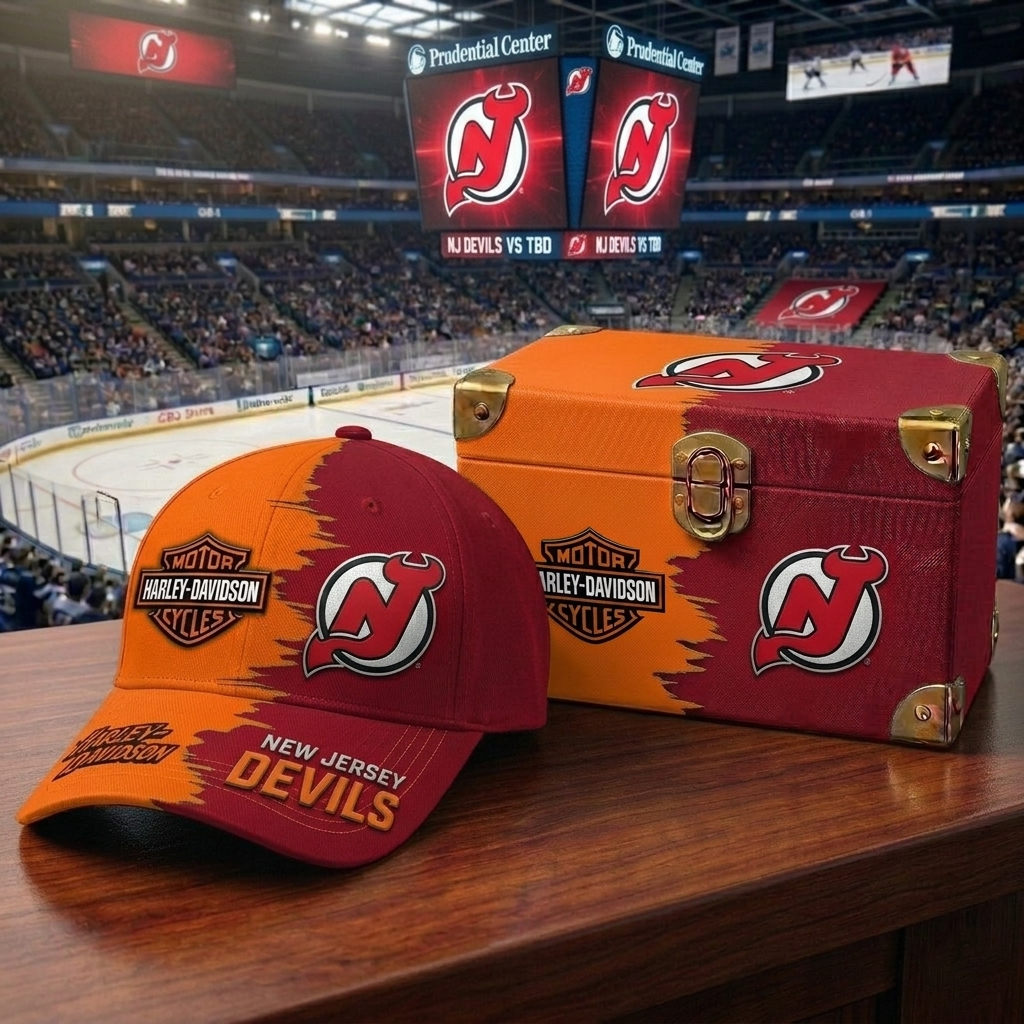 Premium NHL NJD Harley-Davidson Classic Cap V37 NMD CTKT