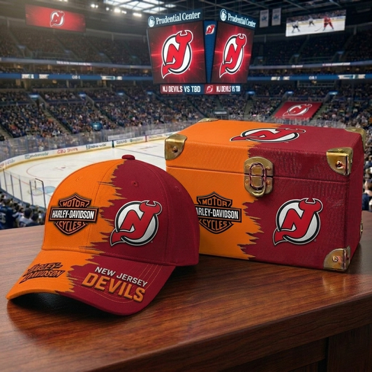 Premium NHL NJD Harley-Davidson Classic Cap V37 NMD CTKT