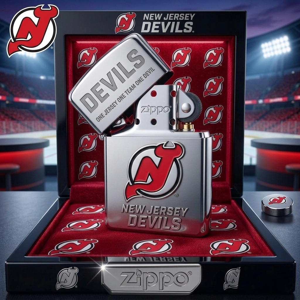 Premium NHL NJD Heritage Lighter Case V1 NMD CTKT