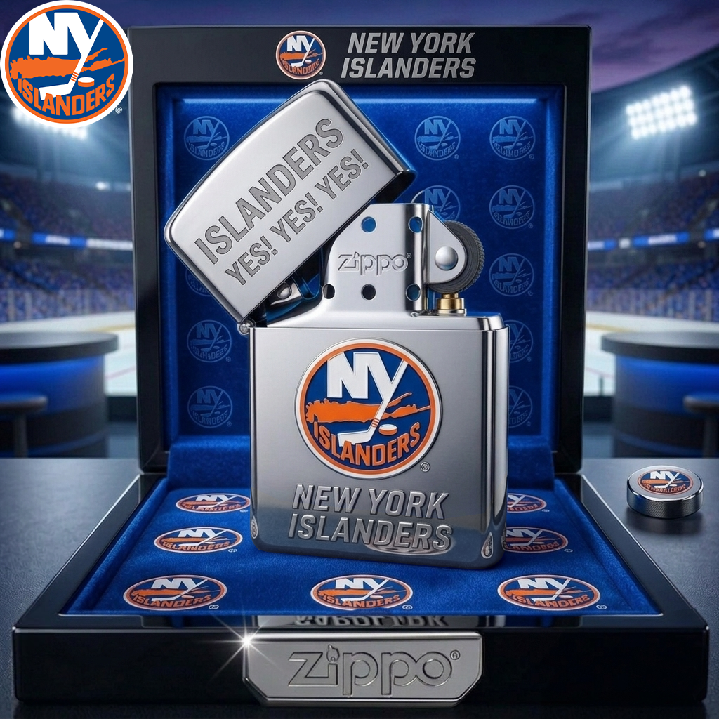 Premium NHL NYI Heritage Lighter Case V1 NMD CTKT