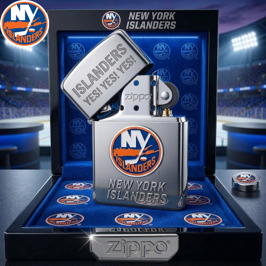 Premium NHL NYI Heritage Lighter Case V1 NMD CTKT