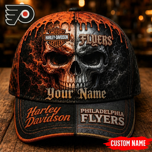 Premium NHL PF Harley Davidson Split Skull Classic Cap V38 NMD CTKT