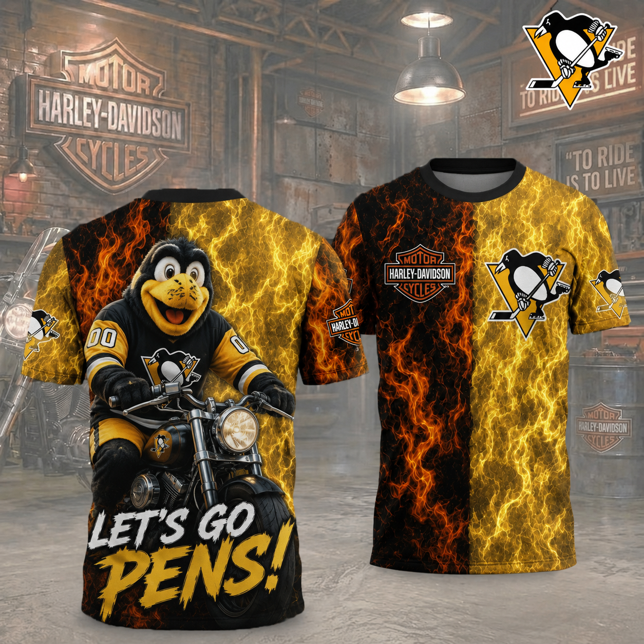 Premium NHL PP Harley Davidson Pride T-shirt V8 NMD CTKT