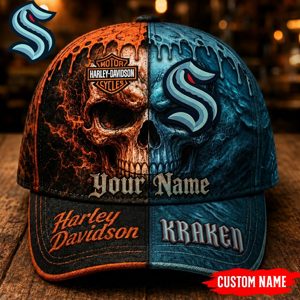 Premium NHL SK Harley Davidson Split Skull Classic Cap V38 NMD CTKT