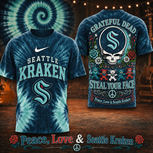 Premium NHL SK Peace Love Greateful T-shirt V6 NMD CTKT